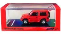 Buy Mitsubishi Pajero Evolution RHD Red 1/64 Diecast Model with Extra Wheels by Inno Models