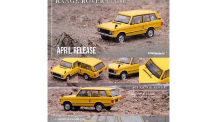 Land Rover Classic RHD Sanglow Yellow 1/64 Diecast Model by Inno Models
