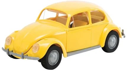 Build Your Own Classic: Airfix Quickbuild Yellow Volkswagen Beetle Model Kit