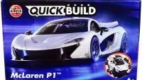 Airfix Quickbuild McLaren P1 White Model Kit - Skill 1 Snap Together Painted Plastic Car