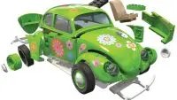 Build Your Own Iconic Volkswagen Beetle Flower Power Model Kit - Airfix Quickbuild