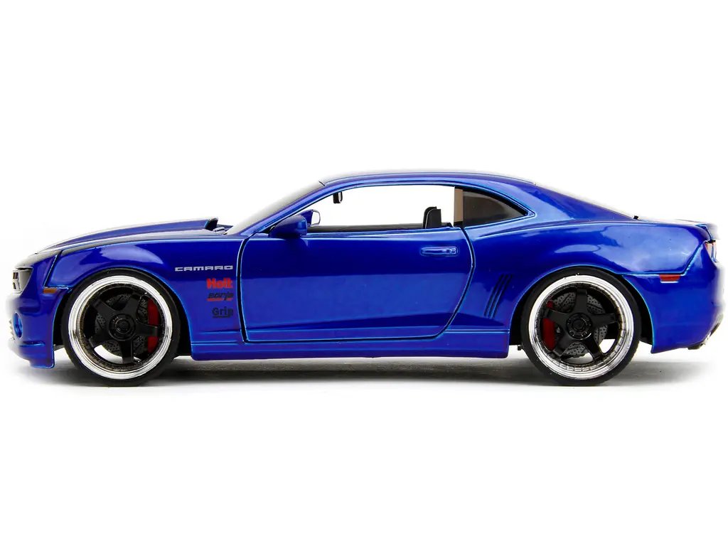 2010 Chevrolet Camaro Candy Blue Diecast Model – Bigtime Muscle 1/24 by Jada