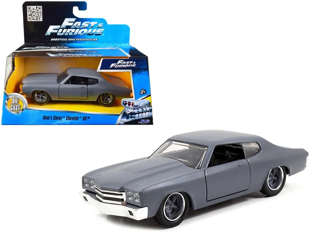 Diecast Model Cars wholesale toys dropshipper drop shipping Dom's Chevrolet Chevelle SS Primer Grey "Fast & Furious" Movie 1/32 Jada 97379 drop shipping wholesale drop ship drop shipper dropship dropshipping toys dropshipper diecast drop shipper drop Dom’s Chevrolet Chevelle SS Primer Grey: Unleash the Fast Legend