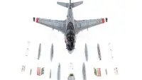 Buy Northrop Grumman EA-6B Prowler 1/72 Diecast Model - U.S. Navy VAQ-140 Patriots USS Eisenhower by JC Wings