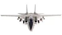 Limited Edition 1/72 F-14B Tomcat VF-11 Red Rippers Diecast Model with Display Stand by JC Wings
