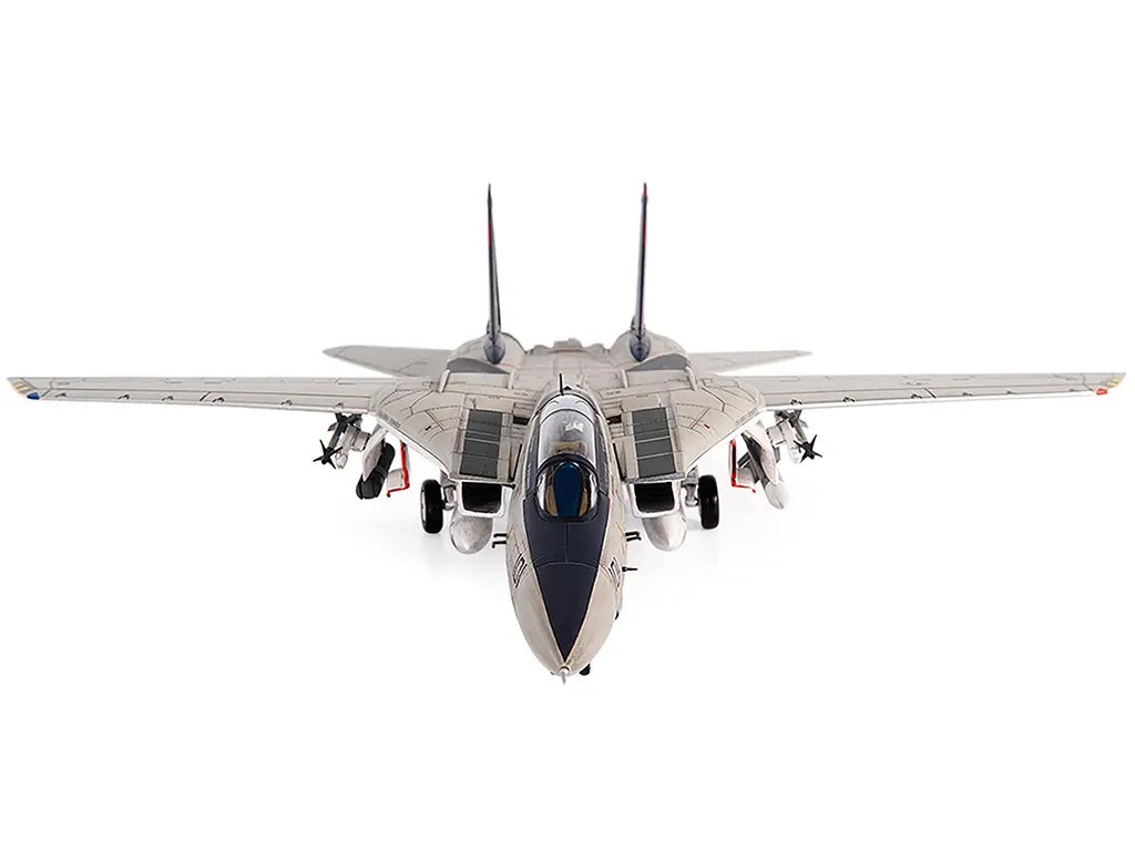 Limited Edition 1/72 F-14B Tomcat VF-11 Red Rippers Diecast Model with Display Stand by JC Wings