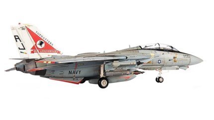 Grumman F-14A Tomcat VF-14 Tophatters 80th Anniversary 1/72 Diecast Model by JC Wings