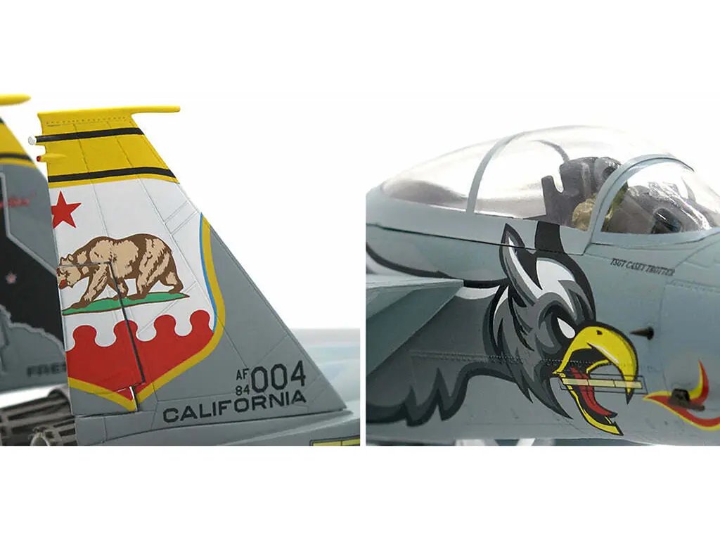 Limited Edition 1/72 Diecast F-15C Eagle USAF ANG 194th Fighter Squadron by JC Wings 2 Limited Edition 1/72 Diecast F-15C Eagle USAF ANG 194th Fighter Squadron by JC Wings - Image 2