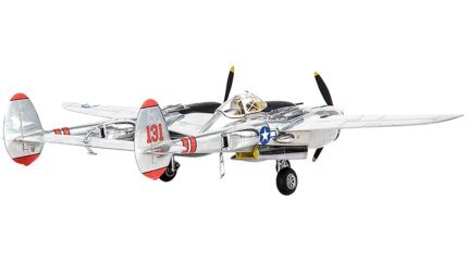Lockheed P-38J Lightning 1/72 Diecast Model - Major Thomas McGuire's 1944 Fighter by JC Wings