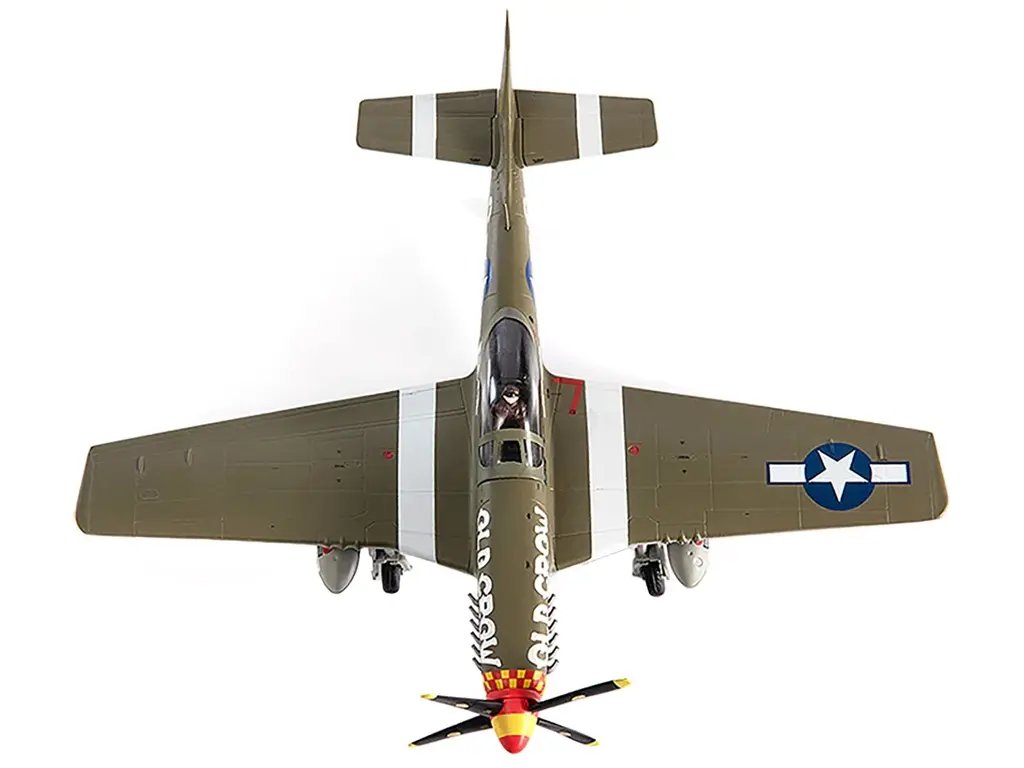 1/72 Diecast Model: P-51D Mustang ‘Old Crow’ – Capt. Clarence E. Anderson, 1944 USAF by JC Wings