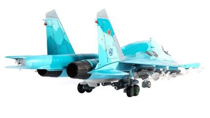 Buy Sukhoi SU-34 Fullback 1/72 Diecast Model - Russian Air Force 2011 by JC Wings
