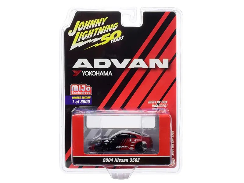 Diecast Model Cars wholesale toys dropshipper drop shipping 2004 Nissan 350Z ADVAN Yokohama Johnny Lightning 50th Anniversary Limited Edition 3600 pieces Worldwide 1/64 Johnny Lightning JLCP7241 drop shipping wholesale drop ship drop shipper dropship Limited Edition 2004 Nissan 350Z ADVAN Yokohama 1/64 Diecast by Johnny Lightning - 50th Anniversary Collectible