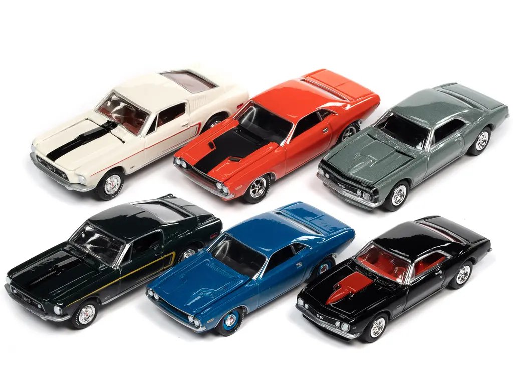 Johnny Lightning 2021 Limited Edition Collector’s Tin Set of 6 Diecast Cars – Release 3