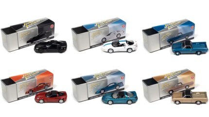 Johnny Lightning 2022 Collector’s Tin Set of 6 Limited Edition 1/64 Diecast Cars - Only 7148 Worldwide