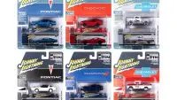 Limited Edition 2023 Johnny Lightning Collector's Tin: Set of 6 1/64 Diecast Model Cars Release 2