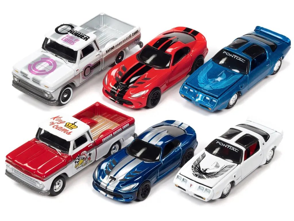 Limited Edition 2023 Johnny Lightning Collector's Tin: Set of 6 1/64 Diecast Model Cars Release 2 2 Limited Edition 2023 Johnny Lightning Collector's Tin: Set of 6 1/64 Diecast Model Cars Release 2 - Image 2