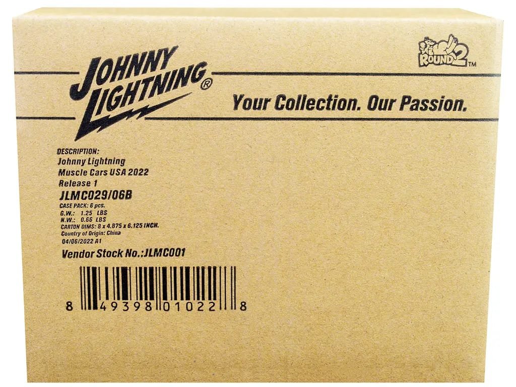 2022 Muscle Cars USA Set B – 6-Piece 1/64 Diecast Models by Johnny Lightning 2 2022 Muscle Cars USA Set B – 6-Piece 1/64 Diecast Models by Johnny Lightning - Image 2