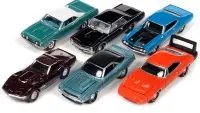 2022 Muscle Cars USA Set A: Johnny Lightning 1/64 Diecast Models - Release 3