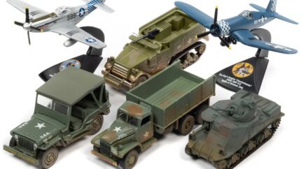 Pacific Theater Warriors 2022 Diecast Model Set by Johnny Lightning - 6-Piece Military Collection