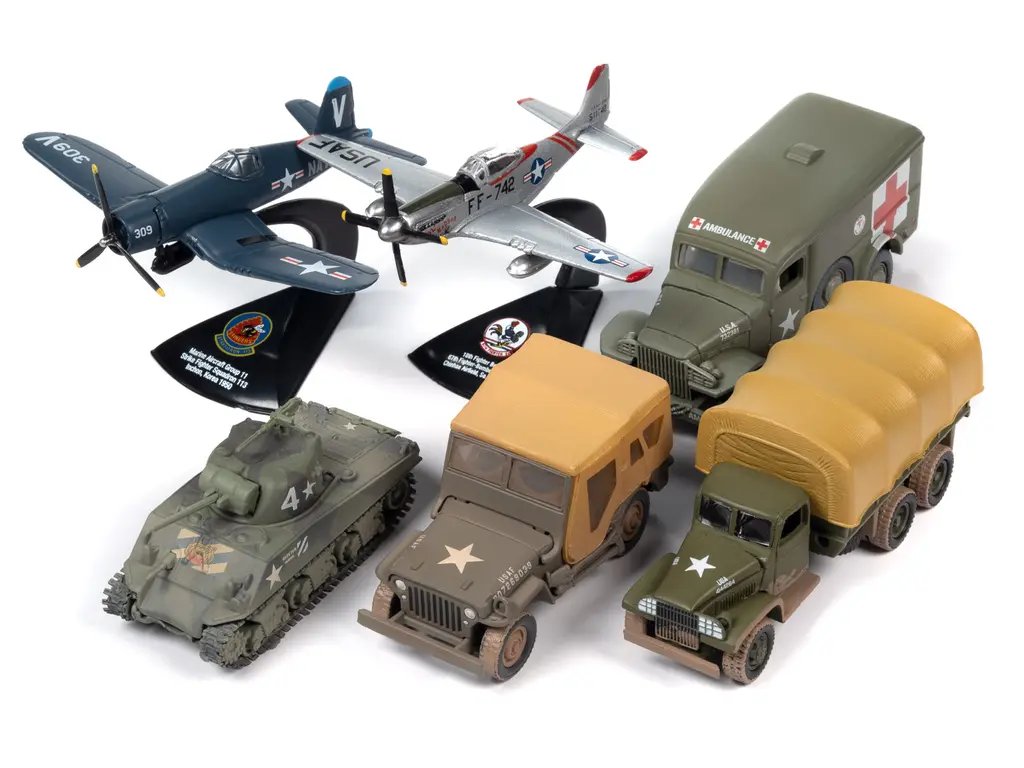 Limited Edition 2023 Korea: The Forgotten War Diecast Set by Johnny Lightning – Only 2000 Worldwide