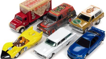 Pop Culture 2022 Set of 6 Cars Release 2 1/64 Diecast Model Cars by Johnny Lightning