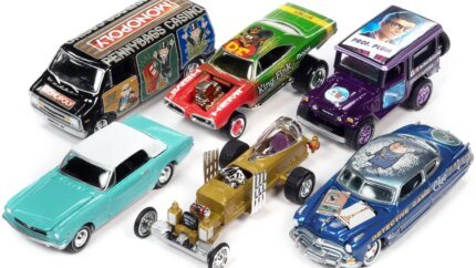 2022 Pop Culture Diecast Cars Set: Johnny Lightning 1/64 Release 3 - Collectible 6-Pack