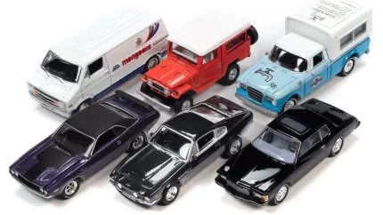 2023 Johnny Lightning Pop Culture Diecast Cars Set: Release 2 - 1/64 Scale Collectibles