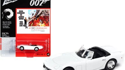 1967 Toyota 2000GT Convertible White James Bond 007 Diecast