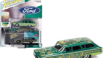 1960 Ford Country Squire "Rat Fink" Kustom 1/64 Diecast Model Car
