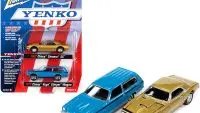 1967 Camaro SS & 1972 Vega Stinger Wagon 1/64 Diecast Set by Johnny Lightning