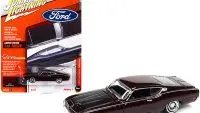 1969 Ford Torino Talladega Royal Maroon 1/64 Diecast Model - Limited Edition by Johnny Lightning