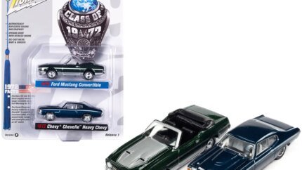 1972 Ford Mustang & Chevrolet Chevelle SS Diecast Set - 1/64 Scale by Johnny Lightning