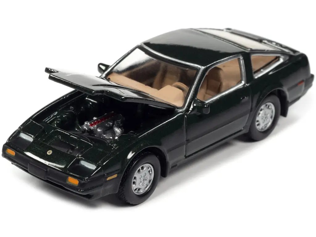 1984 Nissan 300ZX Dark Green Diecast 1/64 Limited Edition by Johnny Lightning