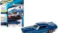 1969 Mercury Cougar Eliminator Diecast 1/64 Bright Blue Metallic - Limited Edition Johnny Lightning