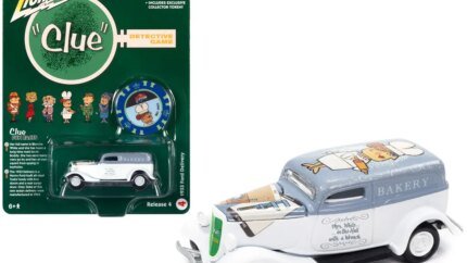 1933 Ford Delivery Van Diecast Model - Vintage Clue Edition by Johnny Lightning