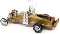 2022 Johnny Lightning 1/64 Diecast Barris Drag-U-La Munsters Trivia Pursuit with Poker Chip & Game Card