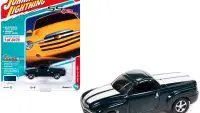 Limited Edition 2005 Chevrolet SSR Pickup Truck 1/64 Diecast Model - Bermuda Blue Metallic by Johnny Lightning