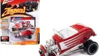 Limited Edition 1932 Ford Hiboy 'Sky Hiboy' Diecast Model - Bright Red 'Zingers!' by Johnny Lightning