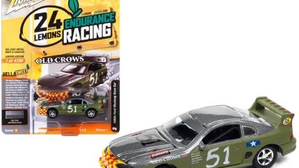 Limited Edition 1990s Ford Mustang #51 'Old Crows' 1/64 Diecast by Johnny Lightning