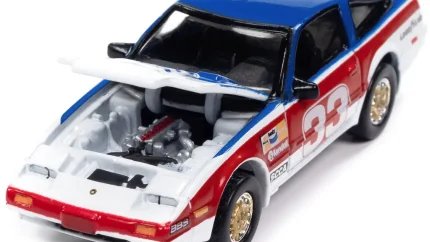 Limited Edition 1985 Nissan 300ZX #33 Turbo Tribute 1/64 Diecast by Johnny Lightning