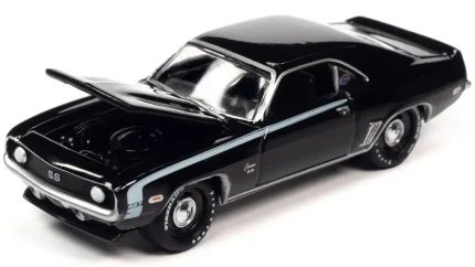 2023 Johnny Lightning 1/64 Diecast: 1969 Camaro SS & 2013 ZL1 Convertible 'Nickey Chicago' 2-Pack