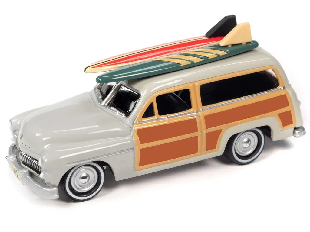 Vintage 1950 Mercury Woody Wagon in Dakota Gray with Classic Wood Panels