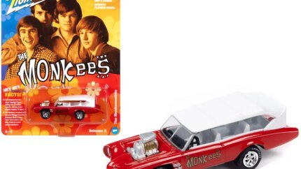 2023 Johnny Lightning Monkeemobile Diecast: Iconic 1/64 Model from 'The Monkees' TV Series