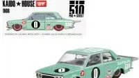 Kaido House Datsun 510 Pro Street Light Green 1/64 Diecast Model by True Scale Miniatures