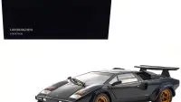 Exclusive 1/18 Lamborghini Countach Walter Wolf Dark Blue Diecast by Kyosho