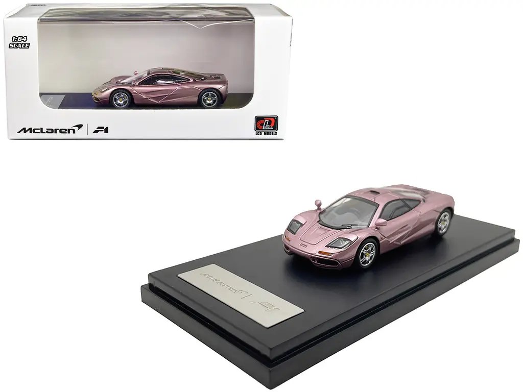 McLaren F1 Purple Metallic 1/64 Diecast Model Car by LCD Models - Limited Edition Collectible 3 McLaren F1 Purple Metallic 1/64 Diecast Model Car by LCD Models - Limited Edition Collectible - Image 3