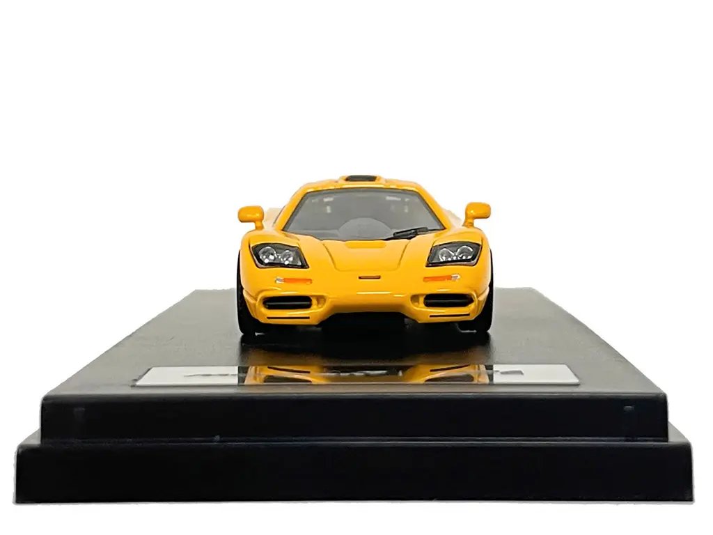 McLaren F1 Yellow 1/64 Diecast Model Car by LCD Models – Limited Edition Collectible