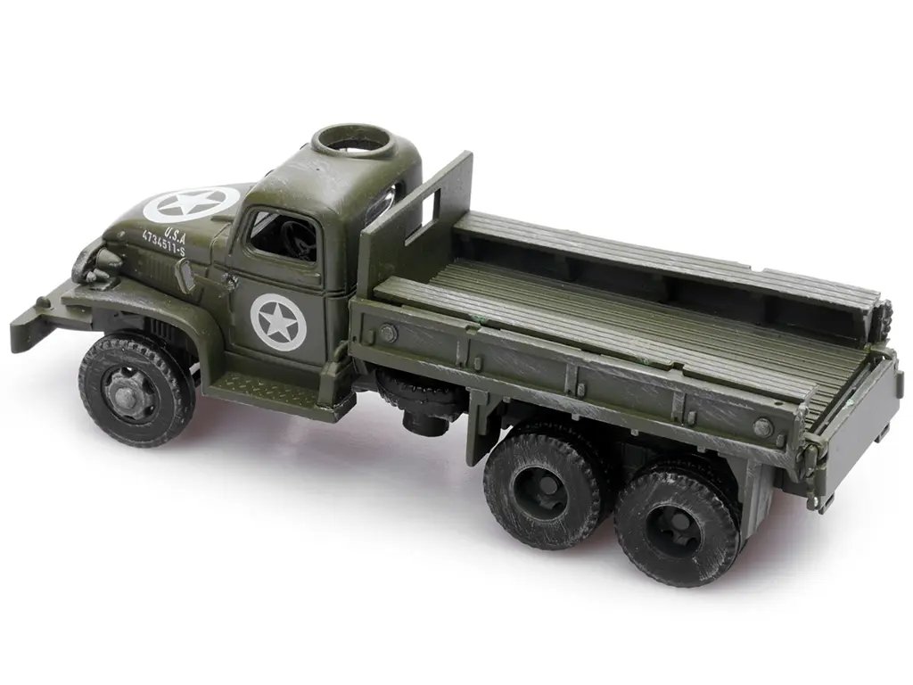 Authentic 1/72 Diecast GMC CCKW 353 WWII US Army Truck with Mounted Gun by Legion 3 Authentic 1/72 Diecast GMC CCKW 353 WWII US Army Truck with Mounted Gun by Legion - Image 3
