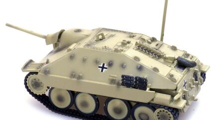 1/72 Diecast Jagdpanzer 38(T) Hetzer Tank Destroyer Model - WWII German Army Collectible