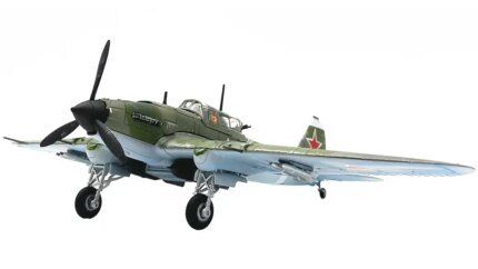 1/72 Diecast Ilyushin IL-2M3 Sturmovik Model - Soviet Air Force Green Camouflage by Legion